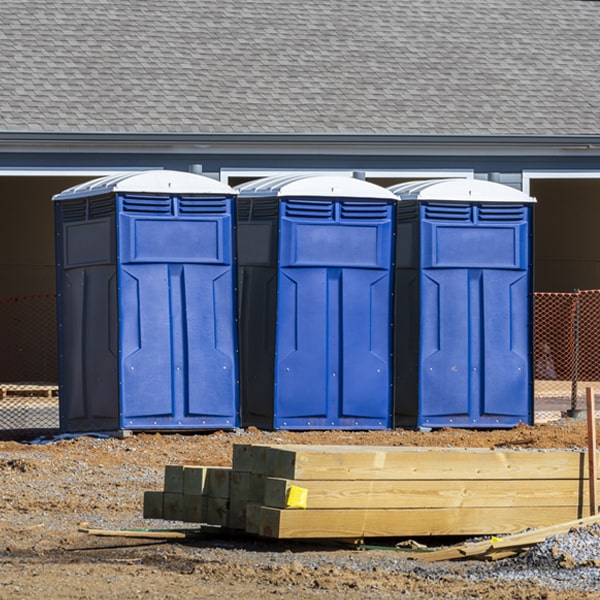 are there any restrictions on what items can be disposed of in the portable restrooms in Beverly